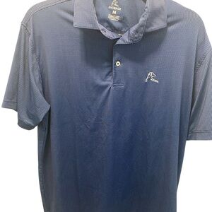 Rhoback The Dogstooth Houndstooth Performance PoloBlue Polo Shirt